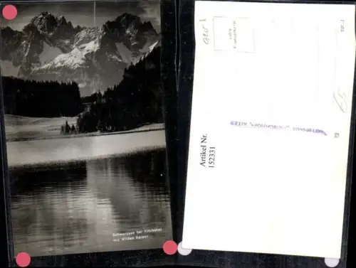 152331,Kitzbühel Ansicht Schwarzsee m. Wilden Kaiser