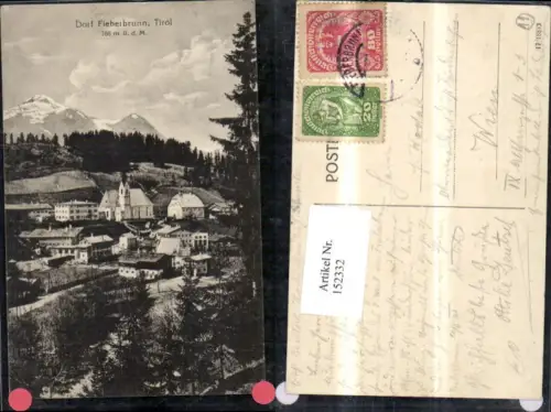152332,Fieberbrunn Ansicht 1921