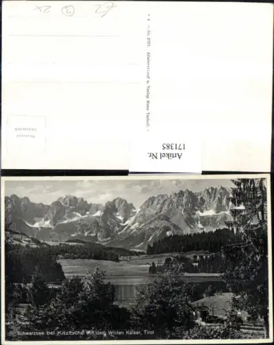 171385,Kitzbühel Schwarzsee m. d. Wilden Kaiser