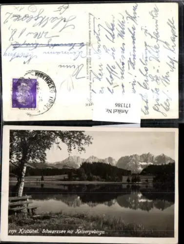 171386,Kitzbühel Schwarzsee m. Kaisergebirge