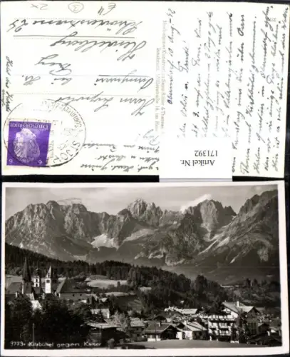 171392,Kitzbühel geg. Kaiser Totale