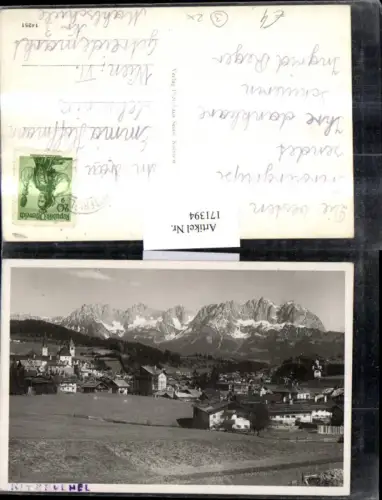 171394,Kitzbühel geg. Wilden Kaiser Totale