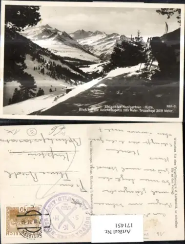 171451,Hopfgarten Skigebiet Hopfgartner Hütte Blick a. d. Reichenspitze Trisselkopf