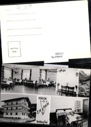 171458,Kirchberg i. Tirol Pension Enzian Mehrbildkarte