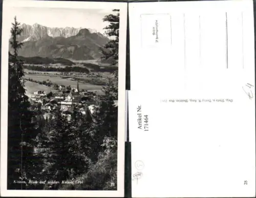 171464,Kössen Blick auf wilden Kaiser Totale