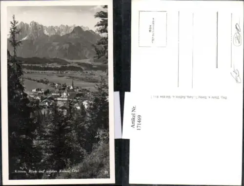 171469,Kössen Blick auf wilden Kaiser Totale