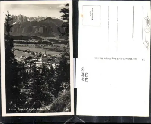 171470,Kössen Blick auf wilden Kaiser Totale