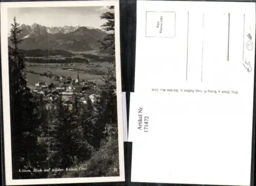 171472,Kössen Blick auf wilden Kaiser Totale