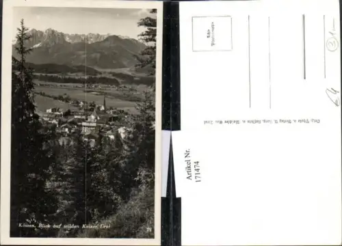 171474,Kössen Blick auf wilden Kaiser Totale