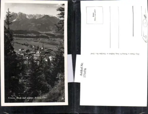 171476,Kössen Blick auf wilden Kaiser Totale