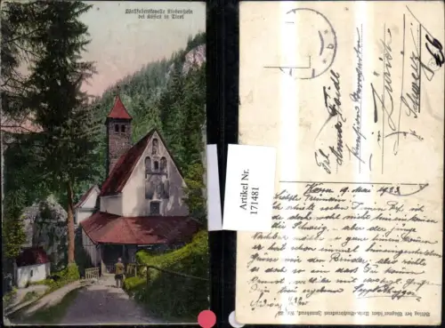 171481,Kössen Klobenstein Wallfahrtskapelle Kirche