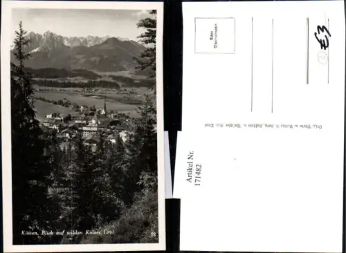 171482,Kössen Blick auf wilden Kaiser Totale
