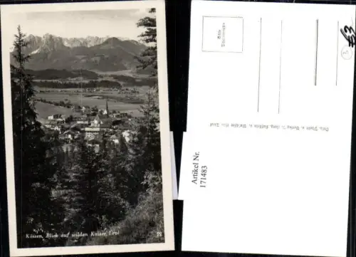 171483,Kössen Blick auf wilden Kaiser Totale