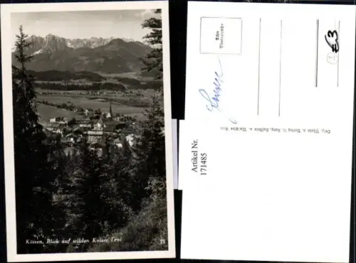 171485,Kössen Blick auf wilden Kaiser Totale