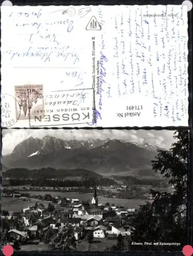 171491,Kössen Totale m. Kaisergebirge