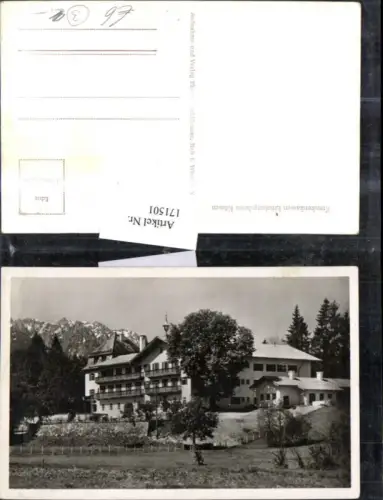 171501,Kössen Krankenkassen Erholungsheim