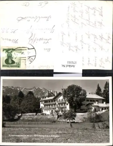 171511,Kössen Erholungsheim d. Krankenkassen