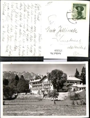 171519,Kössen Erholungsheim d. Krankenkassen