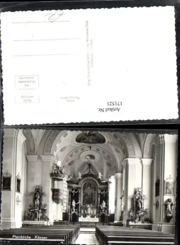 171521,Kössen Pfarrkirche Innere Kirche