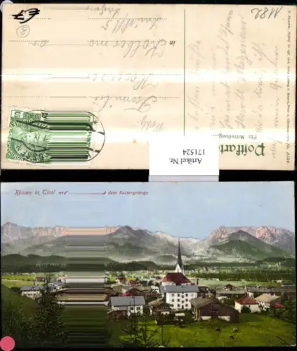171524,Kössen Totale m. d. Kaisergebirge