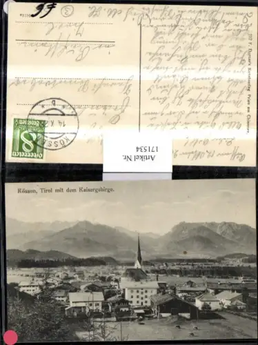 171534,Kössen m. d. Kaisergebirge Totale
