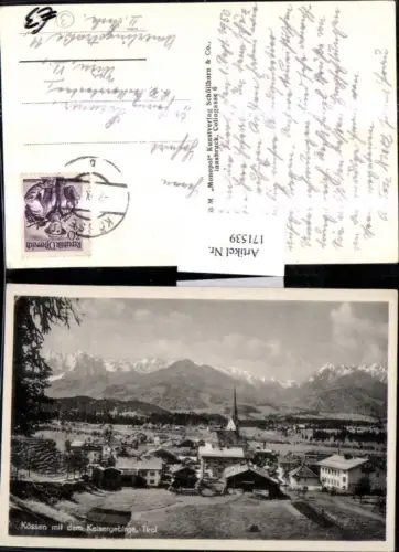 171539,Kössen Totale m. d. Kaisergebirge