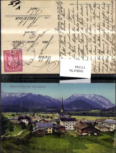 171544,Kössen Totale m. Kaisergebirge pub Purger e Co 13288