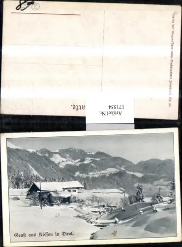 171554,Kössen Gruß aus Kössen Winter