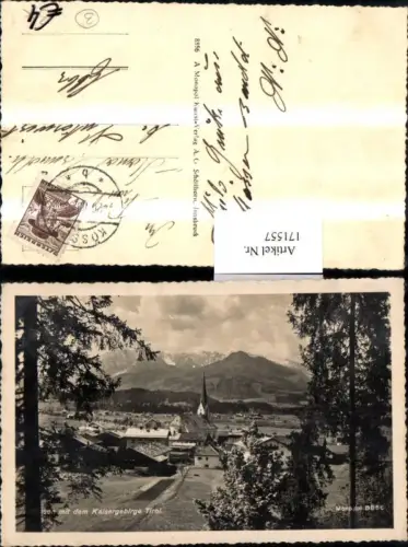 171557,Kössen Totale m. d. Kaisergebirge