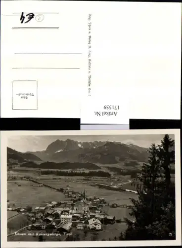 171559,Kössen Totale m. d. Kaisergebirge
