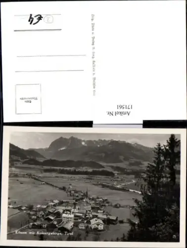 171561,Kössen Totale m. d. Kaisergebirge