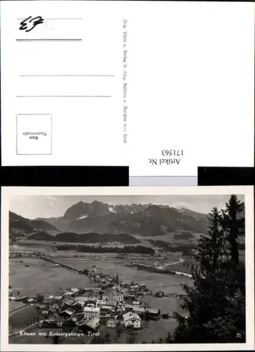 171563,Kössen Totale m. d. Kaisergebirge