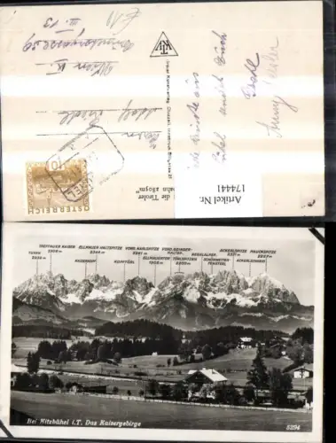 174441,Kaisergebirge b. Kitzbühel Kaiserkopf Kopftörl Rörlspitzen Ackerlspitze Mauckspitze Tuxek Ackerlschneid
