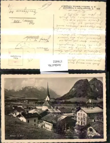 174452,Kössen Teilansicht