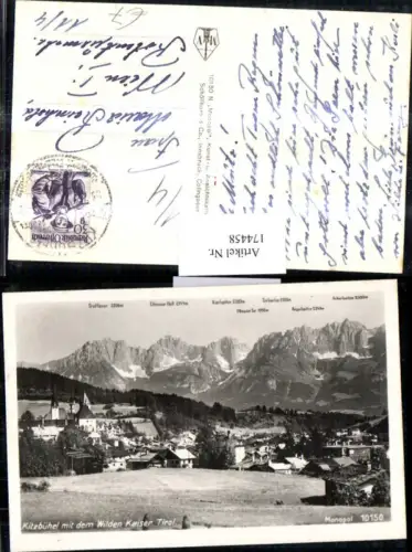 174458,Kitzbühel Totale m. d. Wilden Kaiser