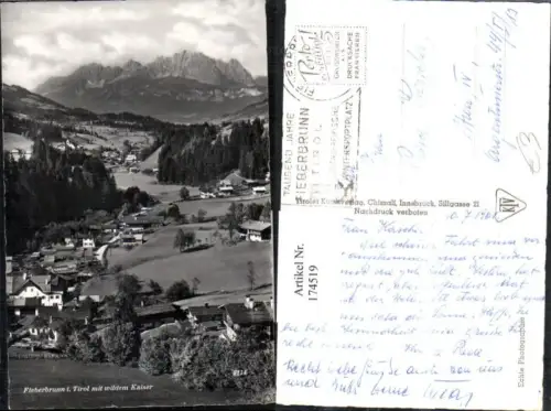 174519,Fieberbrunn Totale m. Wildem Kaiser