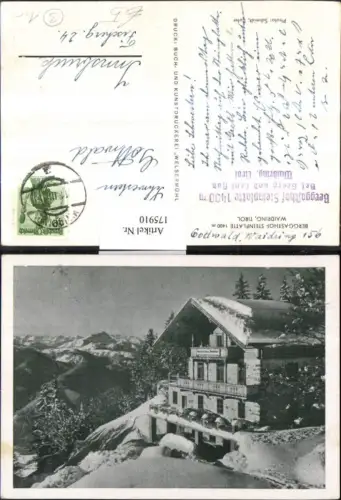 175910,Waidring Berggasthof Steinplatte