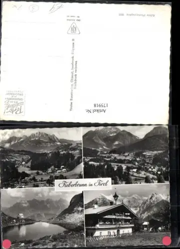 175918,Fieberbrunn Totale See Gasthaus Mehrbildkarte