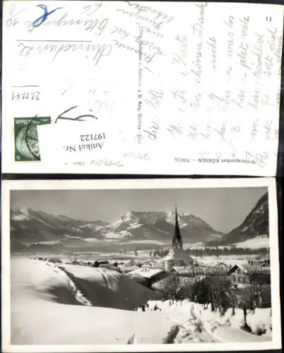 197122,Kössen Winteransicht