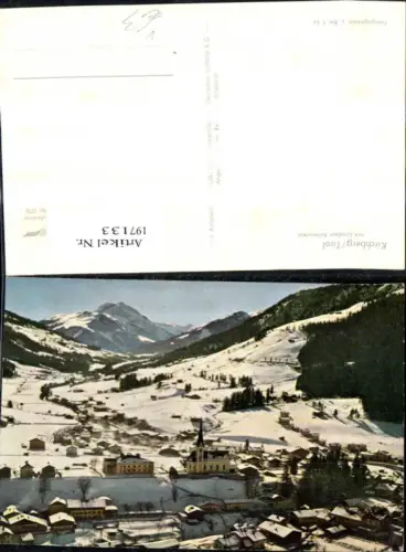 197133,Kirchberg i.Tirol m. Gr. Rettenstein Winteransicht pub Foto Angerer Korn