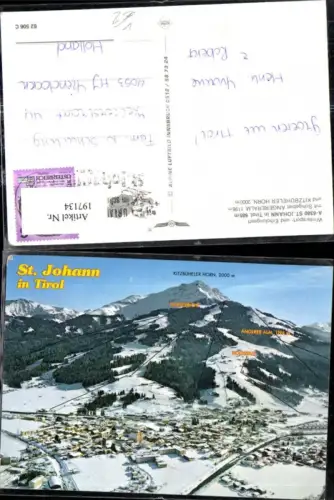 197134,St Johann i. Tirol i. Winter Luftbild pub Alpina Druck
