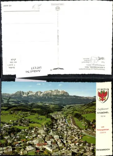 197137,Kitzbühel m. Kaisergebirge Luftbild pub Alpina Druck