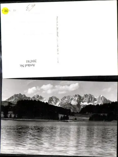 204741,Schwarzsee b. Kitzbühel m. Wilden Kaiser