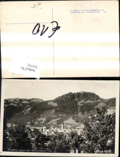204742,KItzbühel Teilansicht geg. d. Hahnenkamm