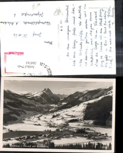 204743,Kirchberg i. Tirol Totale m. Rettenstein Winterbild