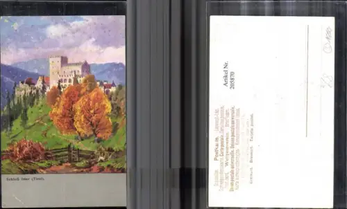 205870,Künstler AK Schloss Itter b. Kitzbühel
