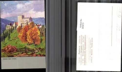 205873,Künstler AK Schloss Itter b. Kitzbühel