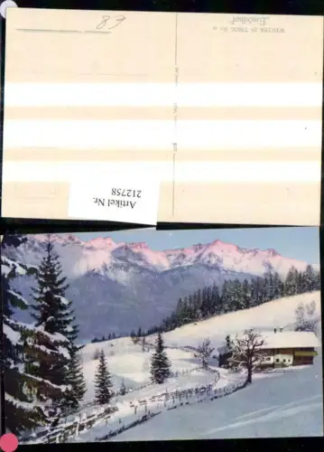 212758,Winter in Tirol „Einödhof“ Winterlandschaft