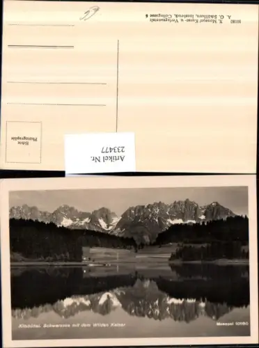 233477,Kitzbühel Schwarzsee See m. d. Wilden Kaiser