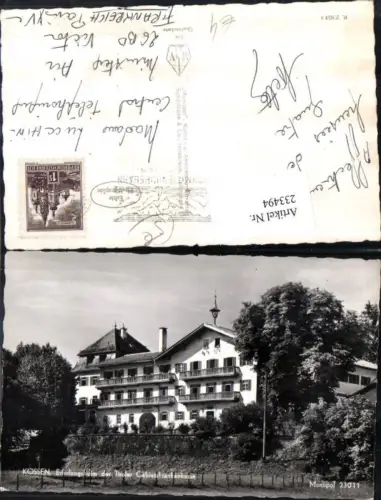 233494,Kössen Erholungsheim d. Tiroler Gebietskrankenkasse
